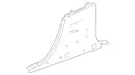 17769098019051 - Body: Lower Center Pillar Trim for Mercedes-Benz Image