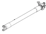 DL3Z4R602AD - Universals &amp; Rear Axle: Drive Shaft for Ford: F-150 Image