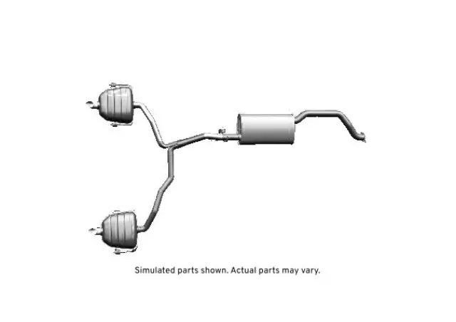 25980635 - Exhaust: Muffler &amp; Pipe for Saturn: Outlook Image