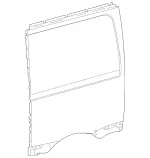 9076374500 - : Rear Panel for Mercedes-Benz Image