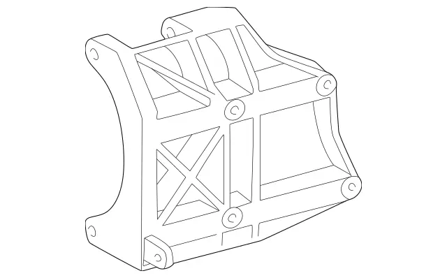6031550735 - Electrical: Alternator Support Bracket for Mercedes-Benz Image