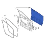 LB5Z7820200A - Body: Outer Panel for Ford: Explorer, Police Interceptor Utility Image