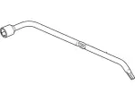8L8Z17035A - Body: Lug Wrench for Ford Image