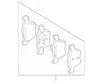 3420212041 - : Disc Brake Pad Set for Mercedes-Benz Image