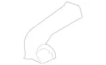 1648310746 - : Duct for Mercedes-Benz: GL320, GL550, ML320, ML350, ML450, ML500, ML550, ML63 AMG Image