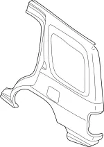 781011W331 - : Quarter Panel for Infiniti Image