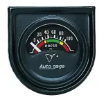 2354 - : GAUGE CONSOLE, OIL PRESS, 1.5", 100PSI, ELEC, BLK DIAL, BLK BEZEL, AUTOGAGE for AutoMeter Image
