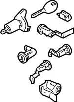 99810ZQ10A - Steering: Cylinder &amp; Keys for INFINITI: QX56 Image