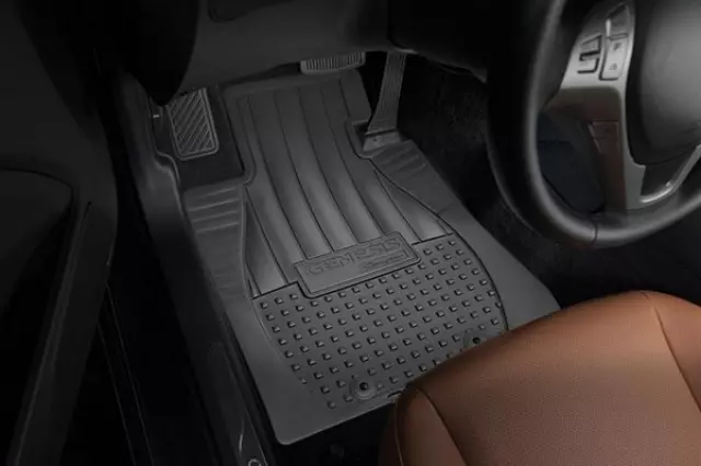 U81302M600 - Interior: Floor Mats, All Weather, Rear for Hyundai: Genesis Coupe, Sonata Image