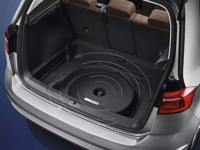 Spare Tire Mount Sub-Woofer / Sound Box - Volkswagen (000-051-419-B)