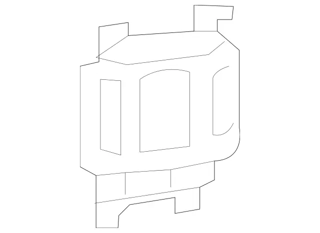 1668840315 - Detachable Parts: Holder for Mercedes-Benz: GL350, GL450, GL550, GL63 AMG, GLS350d, GLS450, GLS550, GLS63 AMG Image image