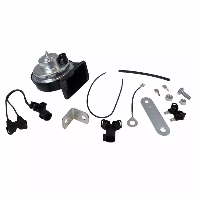 2W7Z13800AA - Electrical: Horn for Ford: Aerostar, Contour, Crown Victoria, E-150, E-150 Club Wagon, E-150 Econoline, E-150 Econoline Club Wagon, E-250, E-250 Econoline, E-250 Econoline Club Wagon, E-350 Club Wagon, E-350 Econoline, E-350 Econoline Club Wagon, E-350 Super Duty, E-450 Econoline Super Duty, E-450 Super Duty, Econoline Super Duty, Escape, Escort, Expedition, Explorer, F-150, F-250, Focus, Taurus | Lincoln: Aviator, Navigator | Mercury: Grand Marquis, Mariner, Mountaineer, Mystique, Sable, Tracer Image