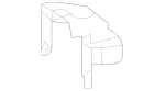 2056161900 - Body: Floor Pan Bracket for Mercedes-Benz Image