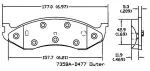 13054044 - Brake: Disc Brake Pad Set for OmniParts Image
