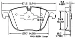 13057193 - : Disc Brake Pad Set for OmniParts Image