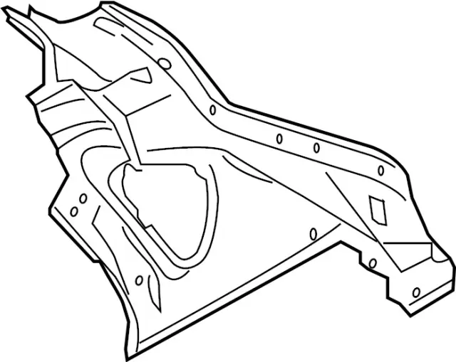 G66D03WUMA - Body: Inner Pillar for INFINITI: QX50 Image