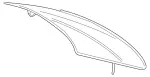 221670048064 - Windows: Rear Window for Mercedes-Benz Image