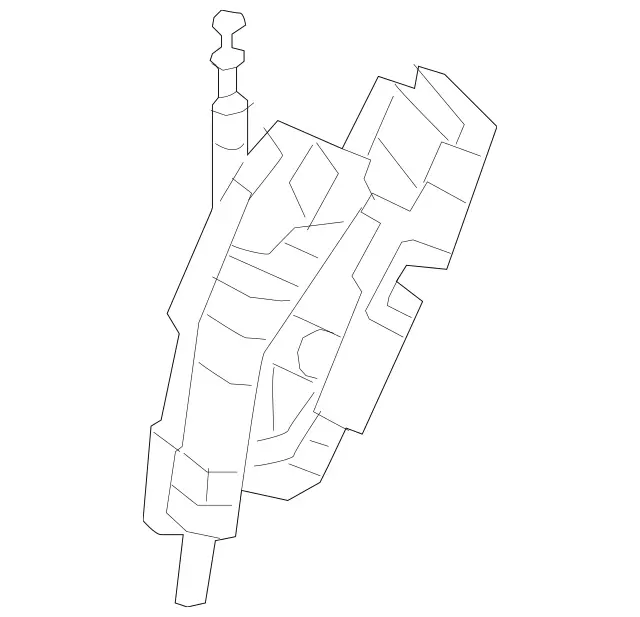 997301335 - Rear Doors: Door Lock for Mercedes-Benz: GL350, GL450, GL550, GL63 AMG, GLE300d, GLE350, GLE400, GLE550e, GLE63 AMG, GLS350d, GLS450, GLS550, GLS63 AMG, ML250, ML350, ML400, ML550, ML63 AMG Image image