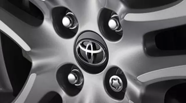 Wheel Locks, Alloy, Chrome Finish - Toyota (PT2765216000)