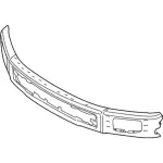 FL3Z17757HPTM - : Bumper for Ford: F-150 Image