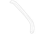 1637301378 - Body: Rear Weather-strip for Mercedes-Benz Image