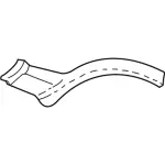 1L2Z7829165DAPTM - Body: Wheel Opening Molding for Ford: Explorer Image