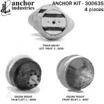 300635 - : Anchor Engine Mount Kit for Anchor Image
