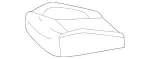 16691001237E80 - : Outer Cover, Seat Cushion for Mercedes-Benz Image