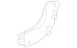 16792029107P82 - Body: Outer Cover for Mercedes-Benz Image