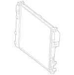 2215003403 - Radiator: Cooler for Mercedes-Benz: 250, 300S, CL550, CL600, CL63 AMG, S350, S500, S550, S600 Image