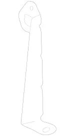 2203271140 - : Holder for Mercedes-Benz: CL500, CL55 AMG, S430, S55 AMG Image