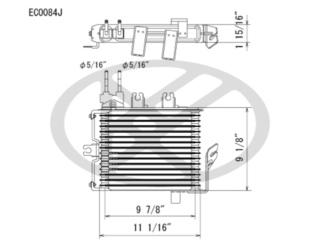 EC0084 - : Koyorad Automatic Transmission Oil Cooler for Koyo Image