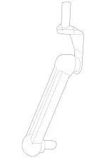 2313200689 - Front Axle: Link Rod for Mercedes-Benz Image