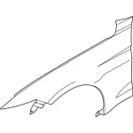 KR3Z16006A - Body: Fender for Ford: Mustang Image