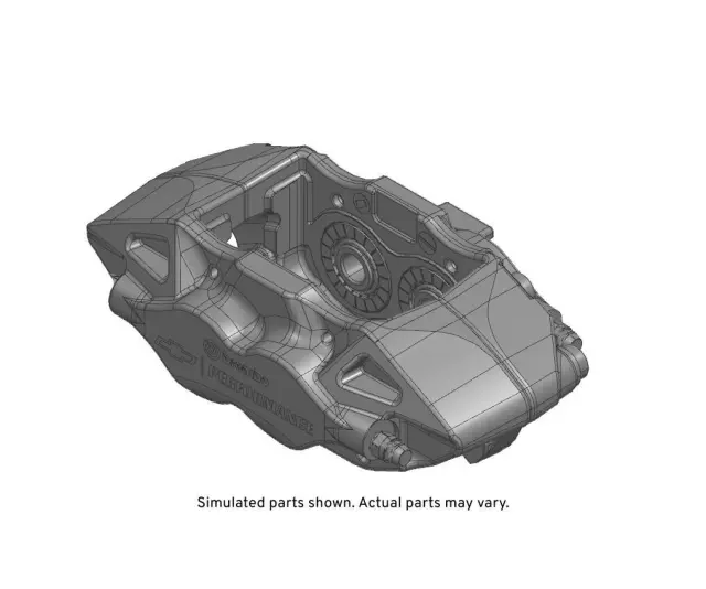 84282673 - : Torch Red Rear Driver Side Disc Brake Caliper Assembly for GM Image