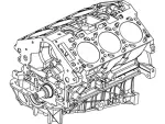 6L2Z6009AA - Engine: Short Block for Ford: Explorer, Explorer Sport, Explorer Sport Trac, Mustang, Ranger | Mercury: Mountaineer Image