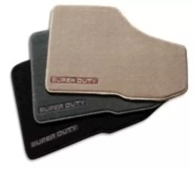 7C3Z2513086BA - Interior: Premium Carpeted Floor Mats - Ebony for Ford: E-350 Super Duty, E-450 Super Duty, F-250 Super Duty, F-350 Super Duty, F-450 Super Duty, F-550 Super Duty Image