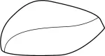 963744GA0H - : Mirror Cover for Infiniti Image