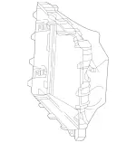 2135050600 - Radiator: Air Duct Segment for Mercedes-Benz Image