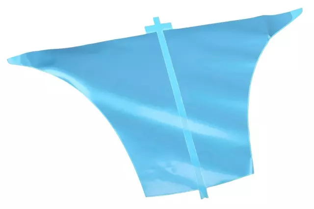 Raw Silver Folding Top Stowage Compartment Lid Decal - GM (22916379)