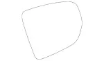 998101116 - Front Doors: Mirror Glass for Mercedes-Benz Image