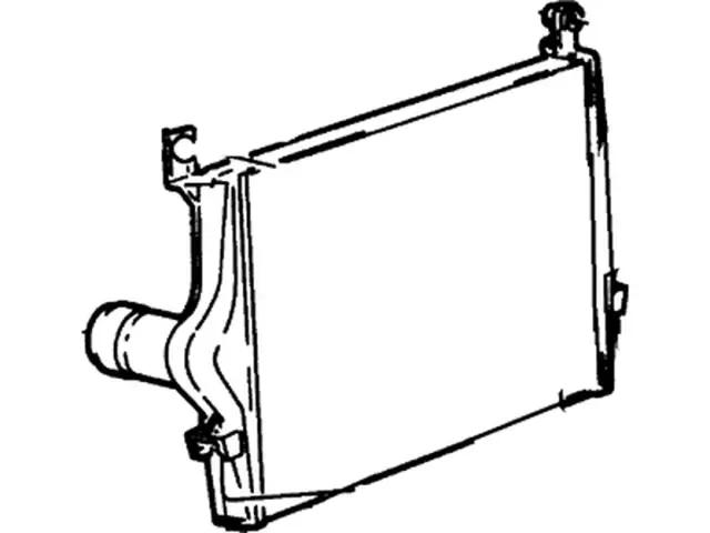 2C3Z6K775AA - : Inter-Cooler for Ford: Excursion, F-250 Super Duty, F-350 Super Duty, F-450 Super Duty, F-550 Super Duty Image