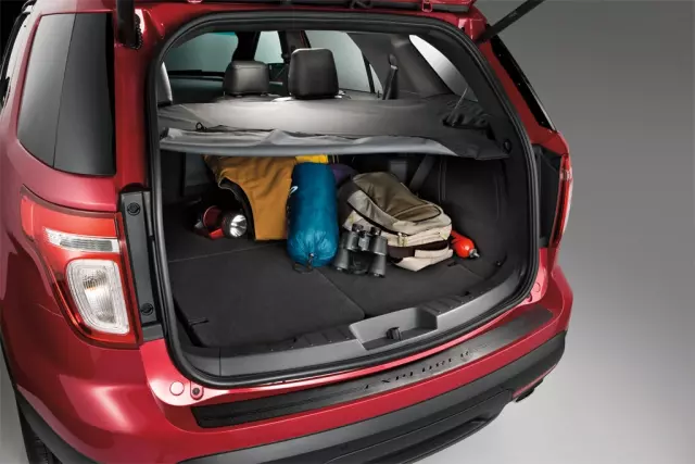 BB5Z7845440AA - Interior: Cargo Security Shade - Black for Ford: Explorer Image