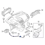 KV6Z7E395G - Body: Cable for Ford: Transit Connect Image