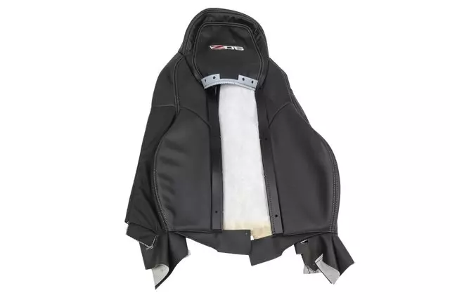 Genuine GM Ebony and Charcoal Gray Driver Seat Back Cover 19250472 - GM (19250472)