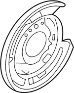 44030AG000 - Brakes: Splash Shield for INFINITI: M45 Image