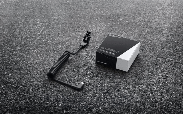 97004490152 - Audio/Video: USB Smartphone Charging Cable for Porsche: 718 Boxster, 718 Cayman, Cayenne, Panamera Image