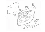 2057206511659H15 - : Door Trim Panel for Mercedes-Benz Image