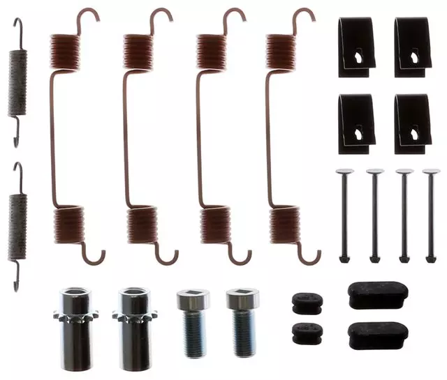 19342268 - : Rear Parking Brake Hold Down Spring Kit with Hardware for GM Image