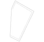 21192407625C52 - Body: Lining for Mercedes-Benz Image